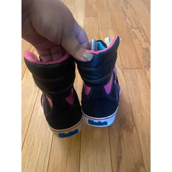 NWT Skechers, girl's multicolor sparkly high tops size 5 - Picture 6 of 8